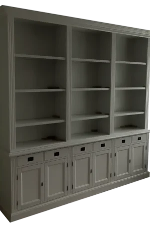 Beperkte Voorraad Boekenkast grijs Brummen 260 x 240cm
