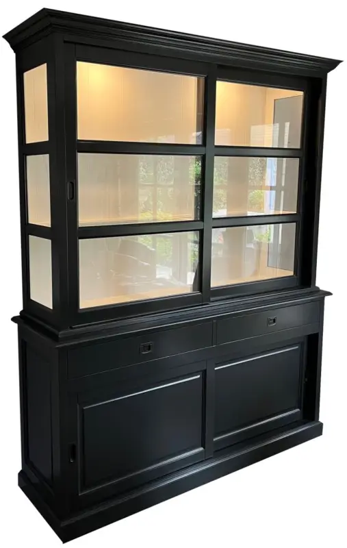 Bestseller Buffetkast antraciet Putten 180 x 220cm led verlichting