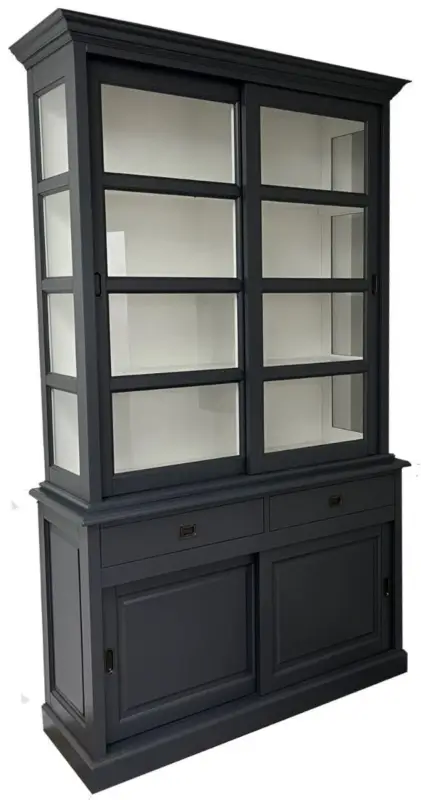 Buffetkast antraciet - wit Nijkerk 140 x 240cm Speciale Aanbieding