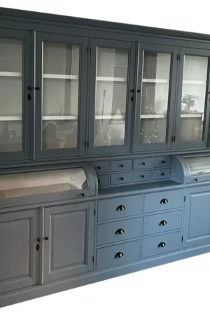 Weekendaanbieding Buffetkast babyblauw XL Bastiaan 310cm