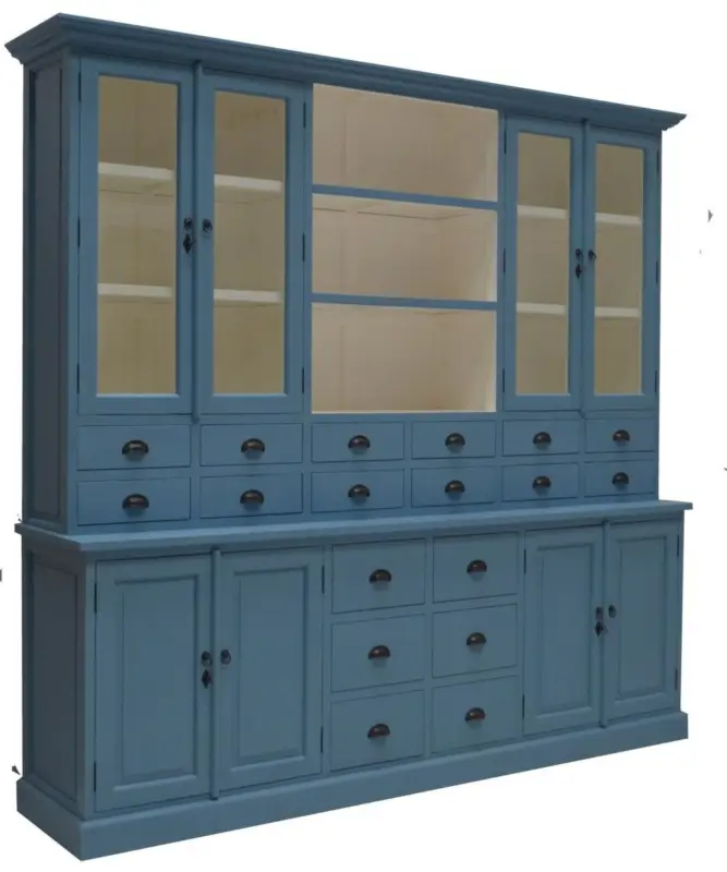 Nieuw Buffetkast blauw Baarn 250cm