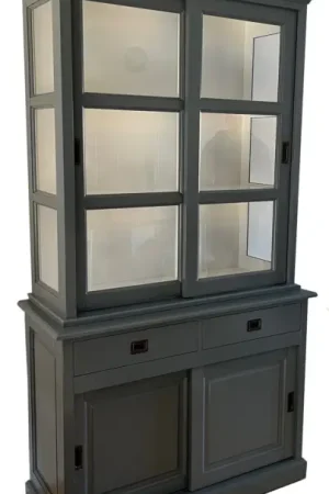 Aanbieding Buffetkast blauwgrijs Putten 120 x 220cm