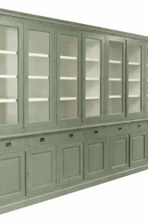 Beperkte Voorraad Buffetkast Dronten Engels groen - wit 400 x 220cm