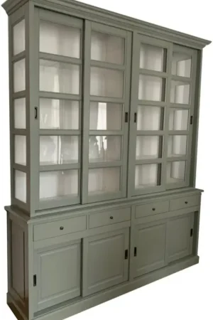 Snelle Levering Buffetkast Engels groen Bemmel XXL 220 x 260cm