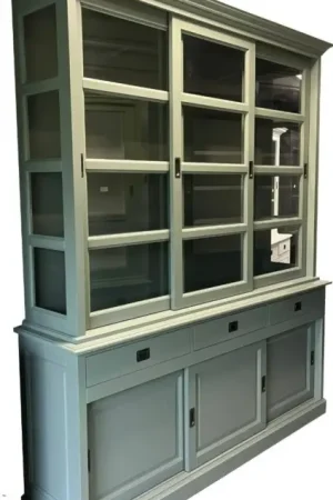 Uitverkoop Buffetkast Engels groen - Engels groen Beverwijk 200 x 240cm