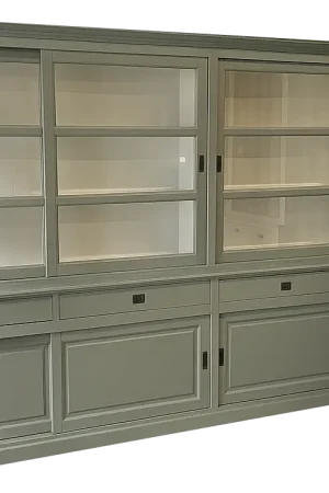 Beperkte Voorraad Buffetkast Engels groen Putten XXL 400 x 220cm