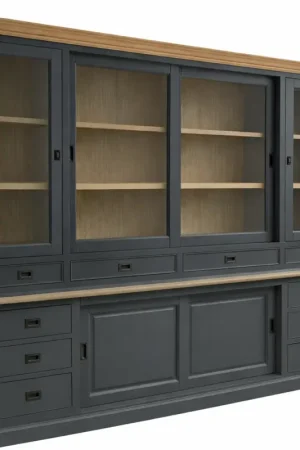 Voordeelprijs Buffetkast grijs – eiken interieur Eelde 225cm