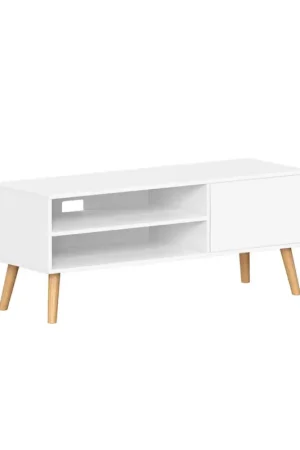 Lage Kosten Nancy's Maghull TV Kast Wit - TV Meubel - Modern - 120 x 49 x 40 cm