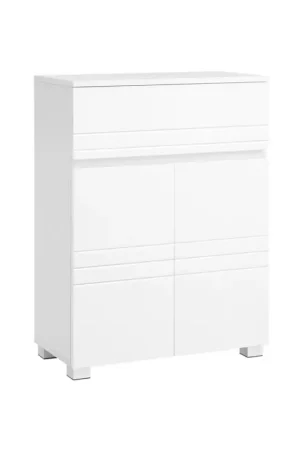 Uitverkoop Nancy's Bedale Badkamerkast - Badkamermeubel - Wit - Modern - 60 x 30 x 80 cm