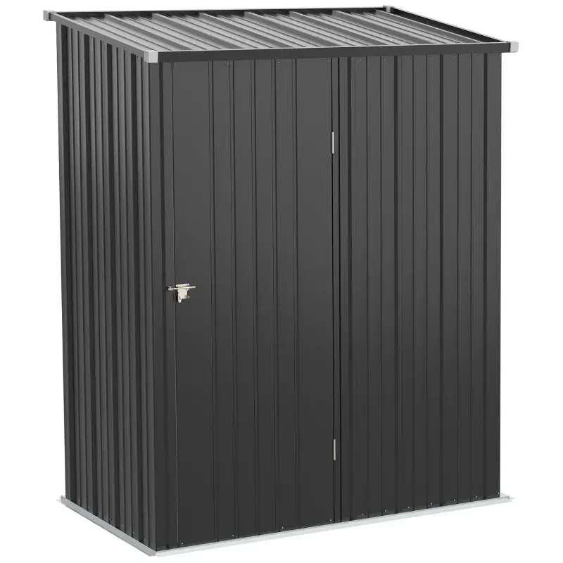 Populair Nancy's Darwen Opbergschuur - Gereedschapsschuur - Tuinschuur - Zwart - ± 160 x 95 cm