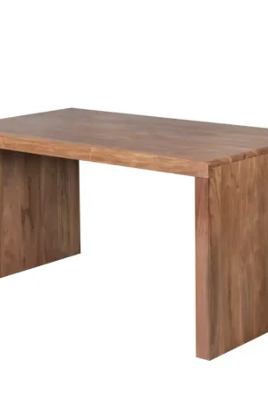 Koop Vandaag Nancy's Idabel Bureau - Werktafel - Massief Acacia - Hout - 140 x 80 x 76 cm - Kantoortafel - Bruin