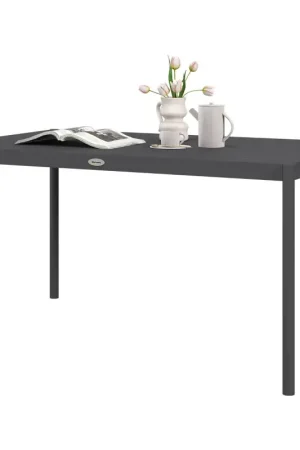 Nancy's Seda Tuintafel - Tuinmeubel - Eettafel Buiten - ± 145 x 90 x 75 cm Populair