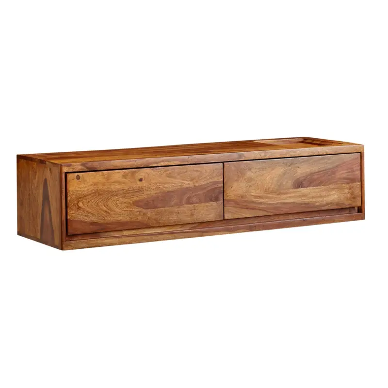 Nancy's Moncao TV Meubel - TV Kast - Lowboard - Sheesham Hout - ± 110 x 35 x 25 cm Express Levering