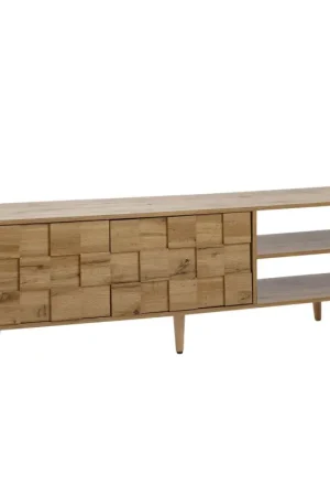 Snelle Levering Nancy's Moreira TV Kast - TV Meubel - Lowboard - Eiken look - ± 160 x 40 x 50 cm