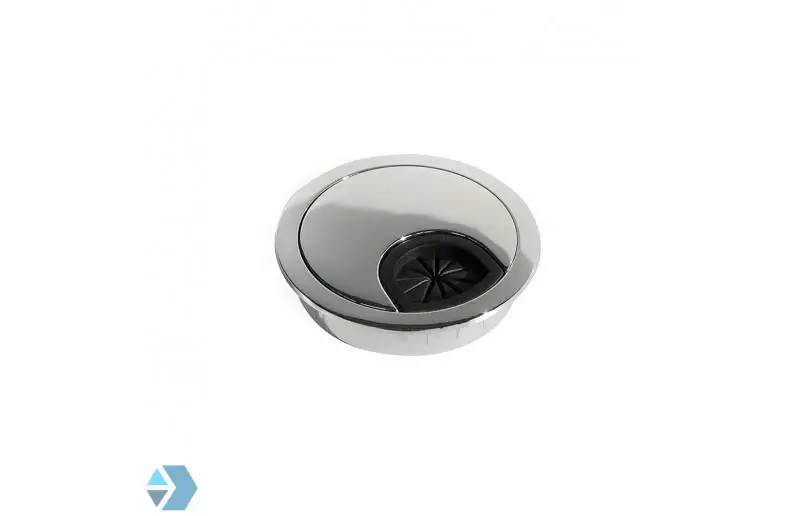 Hete Deal Nancy's Kabeldoorvoer chroom ø 60mm metaal