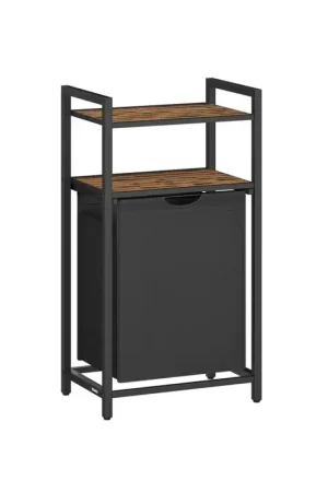 Nancy's Vilarinho Wasmand - Wasbox -Bruin / Zwart - 65Liter Betrouwbaar