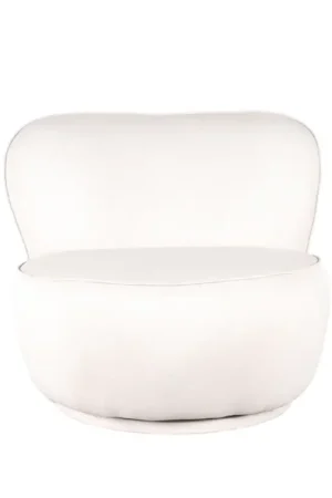 Fabrieksprijs LABEL51 Fauteuil Bunny - Crème Explore - Microfiber - 90x90x75 cm