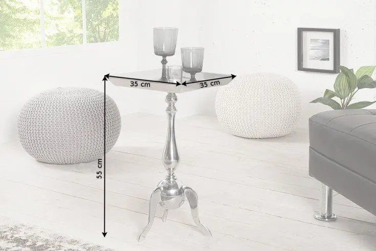 Bijzettafel Trayful Zilver 35cm - 35725 Laatste Versie