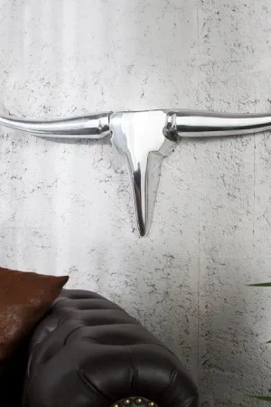 Gewei Bull Zilver 100cm - 8913 Betrouwbaar