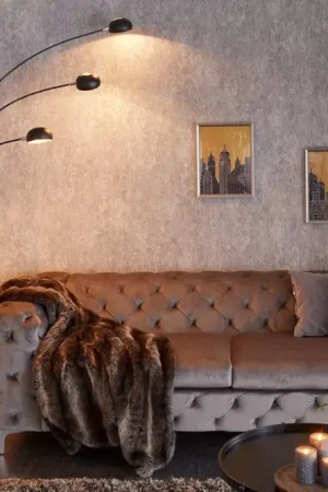 Vloerlamp Lichten Zwart/Goud 205cm - 22967 Superprijs